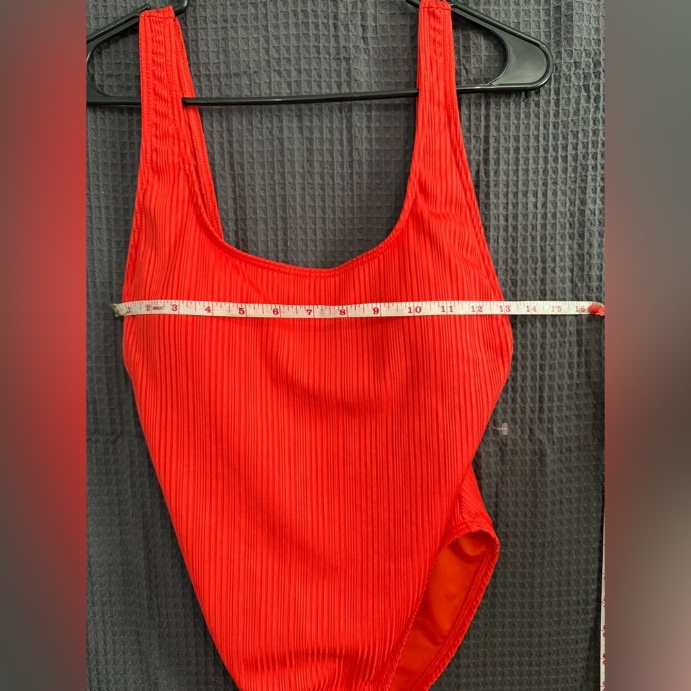 Vince Camuto Red One-Piece Swimsuit - Picture 3 of 7